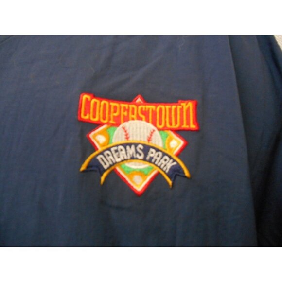 COOPERSTOWN Dreams Park L/S Pullover Jacket Windbreaker MLB Baseball Sz Large - Picture 2 of 5
